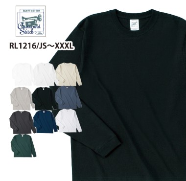 cross&stitch マックスウェイトロングTシャツ(リブあり) RL1216